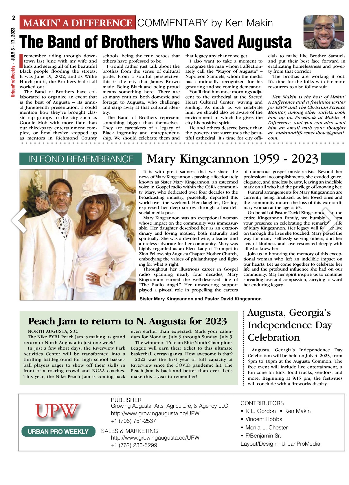 In Fond Remembrance — Mary Kingcannon 1959–2023